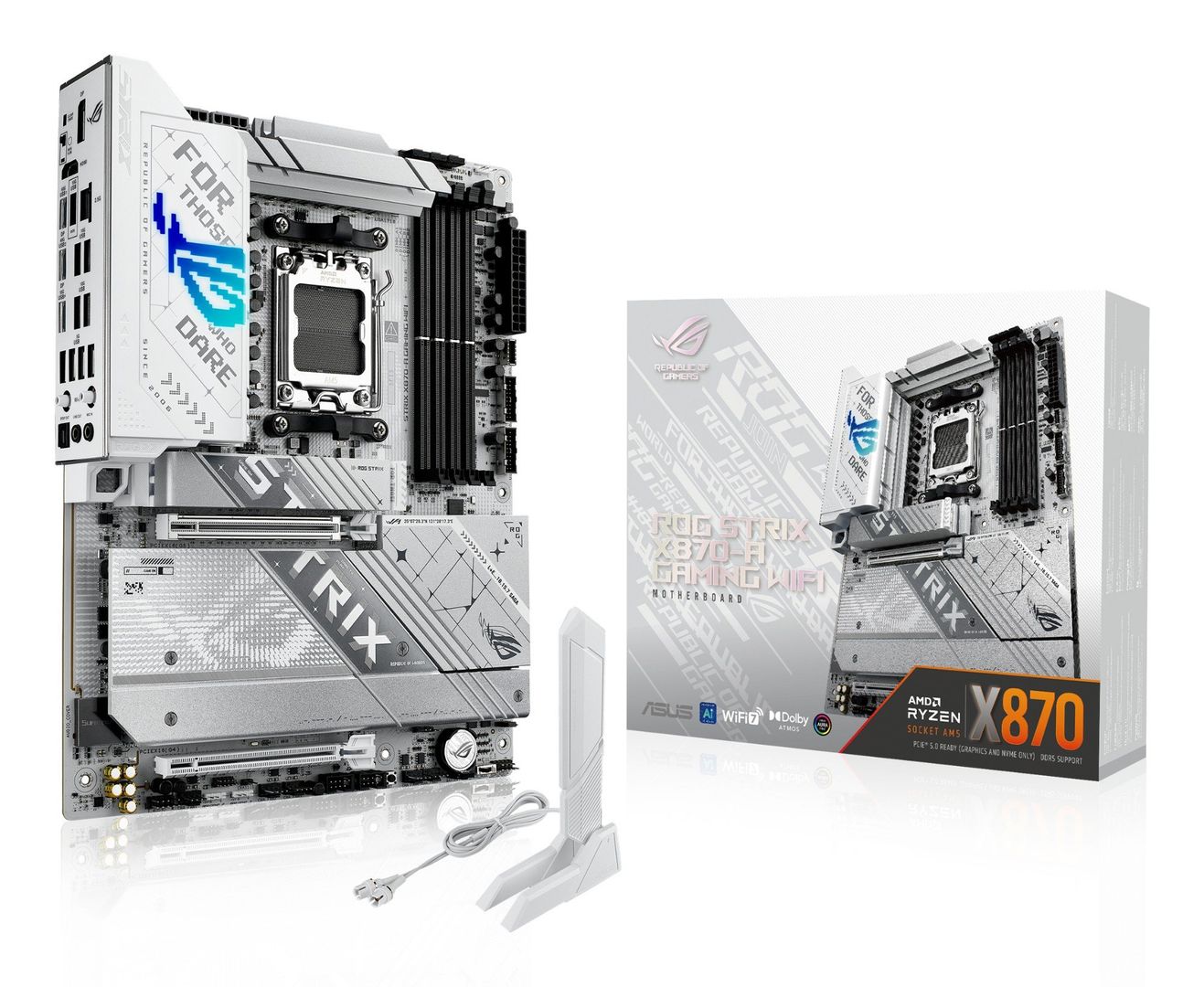 ASUS ROG STRIX X870-A GAMING WIFI AMD X870 Socket AM5 ATX - Image 1