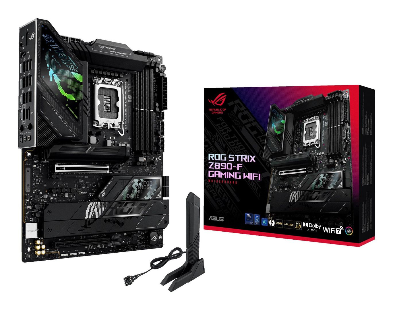 ASUS ROG STRIX Z890-F GAMING WIFI Intel Z890 LGA 1851 (Socket V1) ATX - Image 1