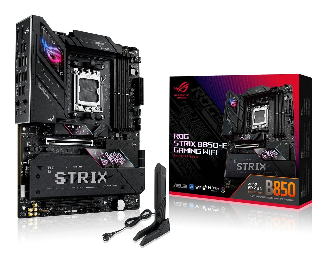 ASUS ROG STRIX B850-E GAMING WIFI AMD B850 Socket AM5 ATX - Image 1