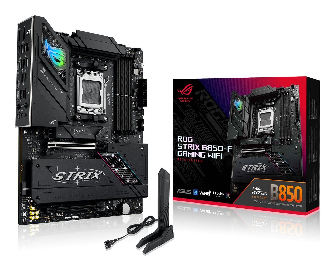 ASUS ROG STRIX B850-F GAMING WIFI AMD B850 Socket AM5 ATX - Image 1