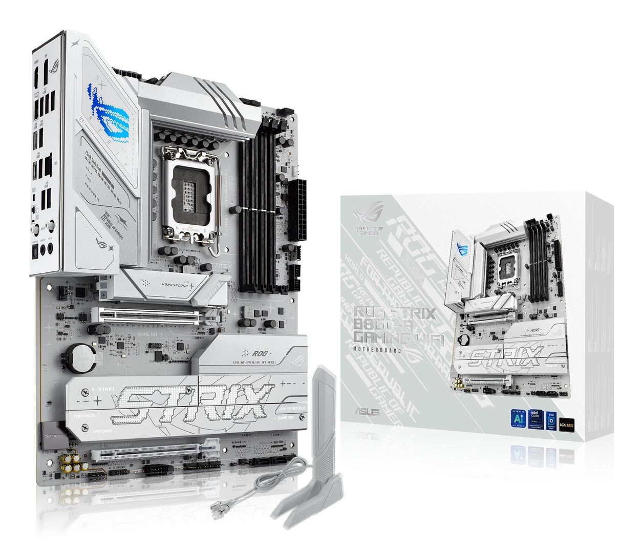 ASUS ROG STRIX B860-A GAMING WIFI Intel B860 LGA 1851 (Socket V1) ATX - Image 1
