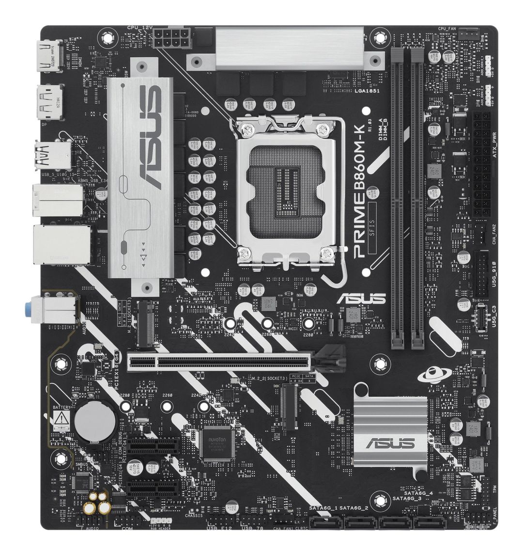 ASUS PRIME B860M-K Intel B860 LGA 1851 (Socket V1) micro ATX - Image 1