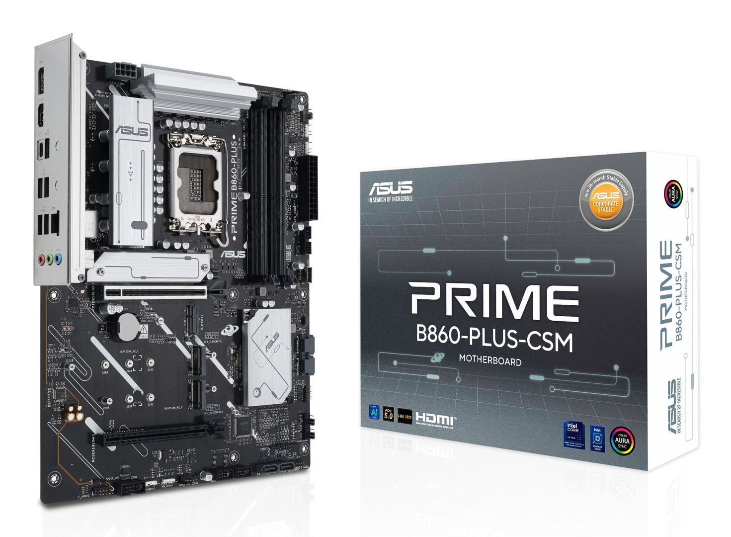 ASUS PRIME B860-PLUS-CSM Intel B860 LGA 1851 (Socket V1) ATX - Image 1