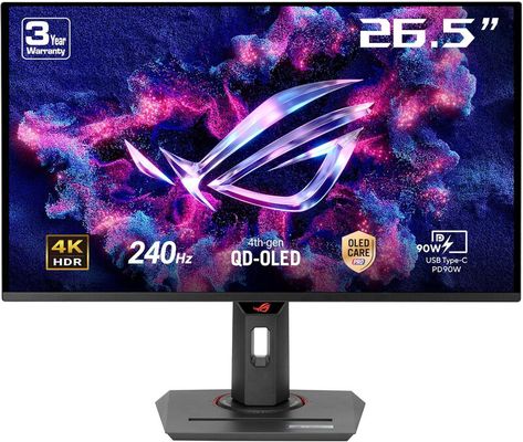 ASUS ROG Strix OLED XG27UCDMG computer monitor 67.3 cm (26.5") 3840 x 2160 pixels 4K Ultra HD QD-OLED Black - Thumbnail 2