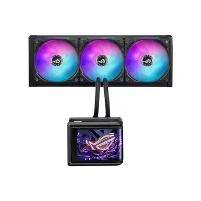 ASUS ROG Ryuo IV SLC 360 ARGB Processor All-in-one liquid cooler 12 cm Black - Thumbnail 2