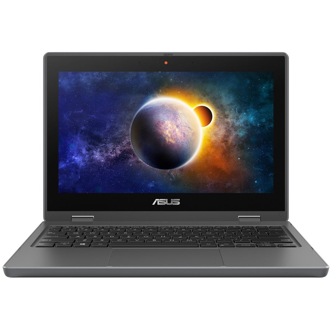 ASUS BR1100F-C41XA-3Y Intel® Celeron® N N4500 Hybrid (2-in-1) 29.5 cm (11.6") Touchscreen HD 4 GB DDR4-SDRAM 128 GB eMMC Wi-Fi 6 (802.11ax) Windows 11 Pro Education Grey - Image 1