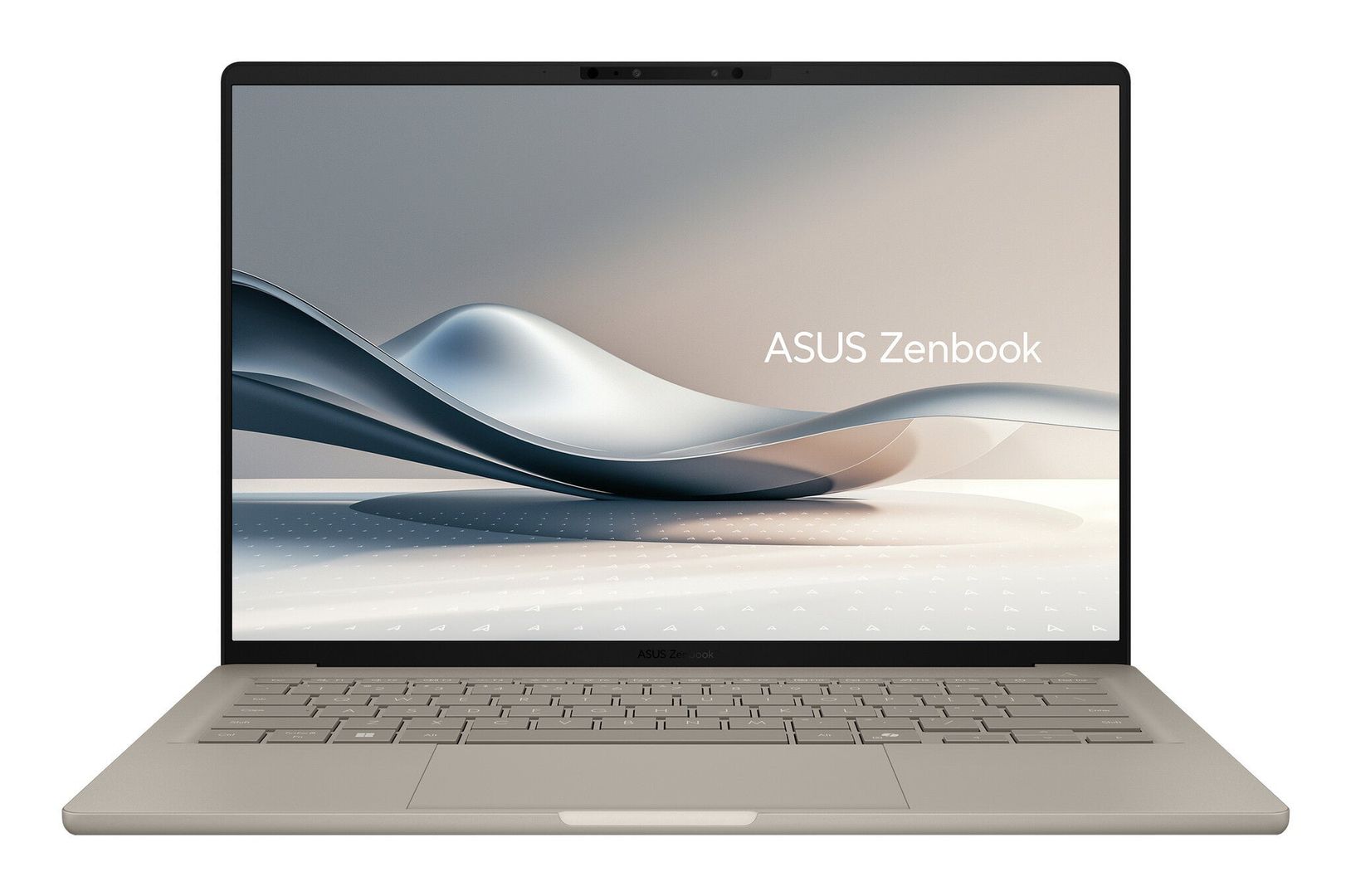 ASUS Zenbook A14 UX3407QA-QD219W Copilot+ PC Snapdragon X1-26-100 Laptop 35.6 cm (14") WUXGA 16 GB LPDDR5x-SDRAM 512 GB SSD Wi-Fi 6E (802.11ax) Windows 11 Home Beige - Image 1