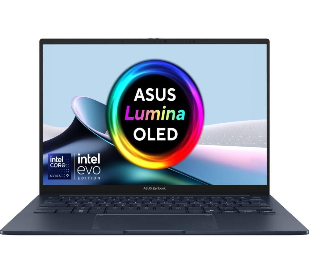 ASUS Zenbook 14 OLED UX3405CA-QL104W Intel Core Ultra 9 285H Laptop 35.6 cm (14") Touchscreen WUXGA 32 GB LPDDR5x-SDRAM 1 TB SSD Wi-Fi 7 (802.11be) Windows 11 Home Blue - Image 1
