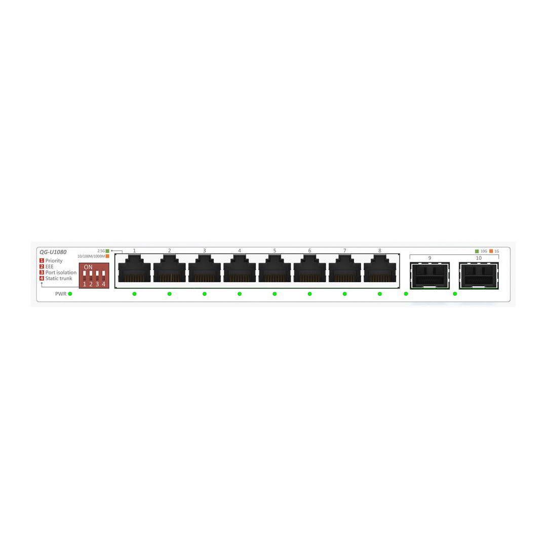ASUS QG-U1080 Unmanaged 2.5G Ethernet (100/1000/2500) White - Image 1