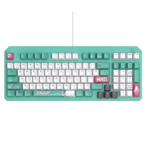 ASUS TUF Gaming K3 Gen II Hatsune Miku Edition keyboard USB Multicolour - Image 1