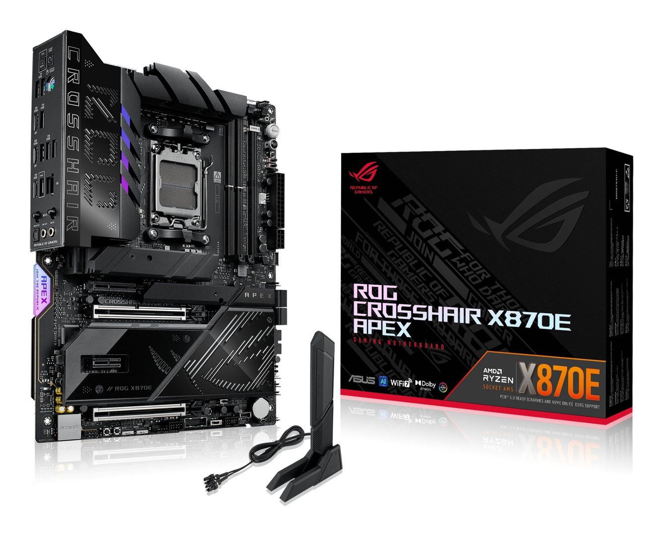 ASUS ROG CROSSHAIR X870E APEX AMD X870E Socket AM5 ATX - Image 1