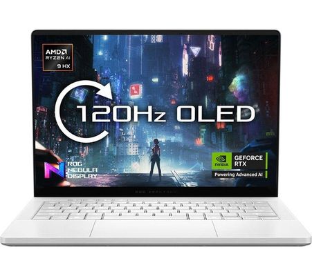 ASUS ROG Zephyrus G14 GA403WW-QS074W AMD Ryzen AI 9 HX 370 Laptop 35.6 cm (14") 3K 32 GB LPDDR5x-SDRAM 2 TB SSD NVIDIA GeForce RTX 5080 Wi-Fi 7 (802.11be) Windows 11 Home White - Thumbnail 2