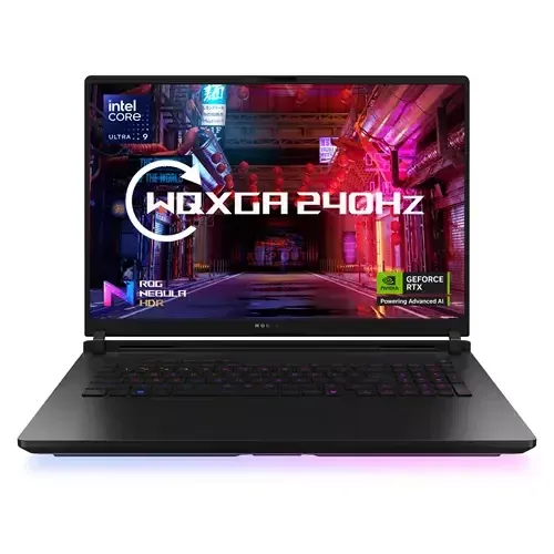 ASUS ROG Strix SCAR 18 G835LX-SA009W Intel Core Ultra 9 275HX Laptop 45.7 cm (18") WQXGA 64 GB DDR5-SDRAM 2 TB SSD NVIDIA GeForce RTX 5090 Wi-Fi 7 (802.11be) Windows 11 Home Black - Image 1