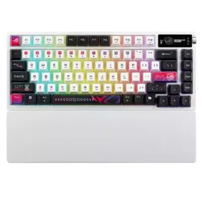 ASUS ROG Azoth X keyboard Gaming USB White - Thumbnail 2