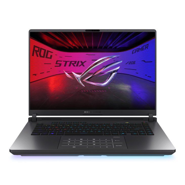 ASUS ROG Strix G16 G615LR-S5191W Intel Core Ultra 9 275HX Laptop 40.6 cm (16") 2.5K 32 GB DDR5-SDRAM 2 TB SSD NVIDIA GeForce RTX 5070 Ti Wi-Fi 7 (802.11be) Windows 11 Home Grey - Image 1