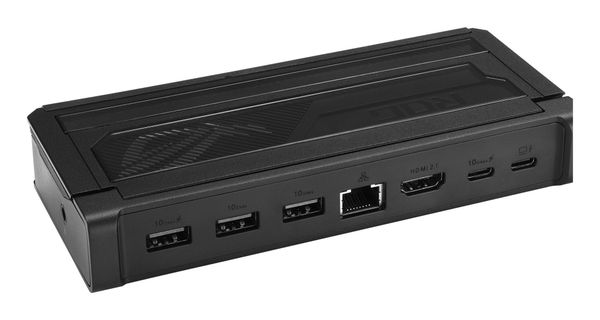 ASUS ROG Bulwark Dock (2025) DG300 mobile device dock station Tablet/Smartphone/Laptop Black - Thumbnail 2