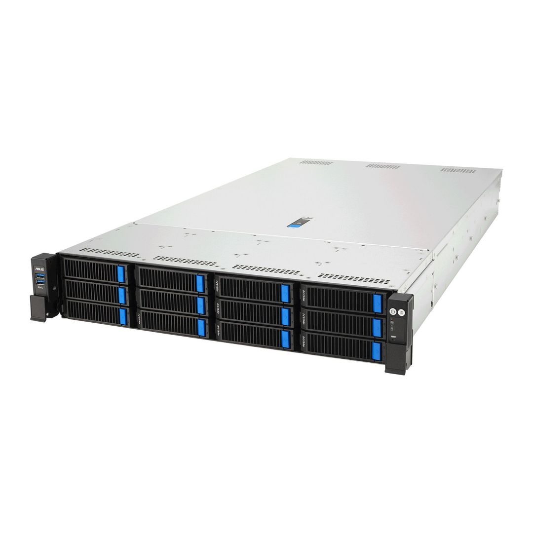 ASUS RS720A-E13-RS12U Socket SP5 Rack (2U) Black, Silver - Image 1