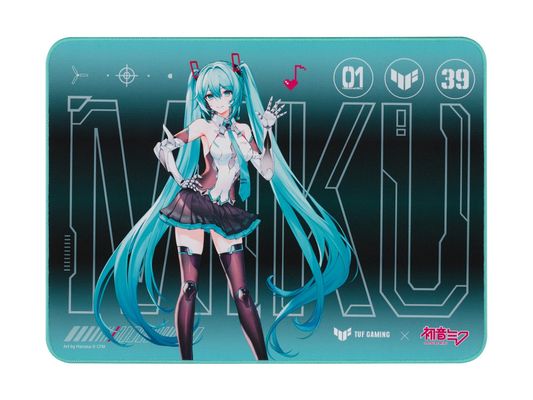 ASUS TUF Gaming P1 Hatsune Miku Edition Gaming mouse pad Turquoise - Thumbnail 2