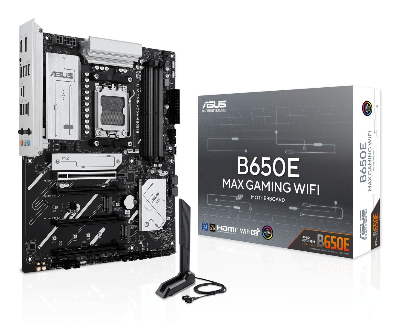 ASUS B650E MAX GAMING WIFI AMD B650 Socket AM5 ATX - Image 1
