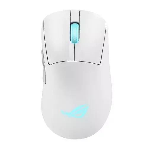 ASUS ROG Keris II Origin WHT mouse Gaming Right-hand RF Wireless + Bluetooth + USB Type-A Optical 42000 DPI - Image 1