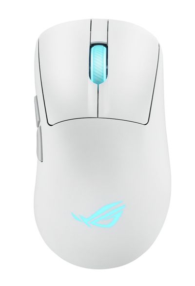ASUS ROG Keris II Origin WHT mouse Gaming Right-hand RF Wireless + Bluetooth + USB Type-A Optical 42000 DPI - Thumbnail 2