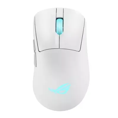ASUS ROG Keris II Origin WHT mouse Gaming Right-hand RF Wireless + Bluetooth + USB Type-A Optical 42000 DPI