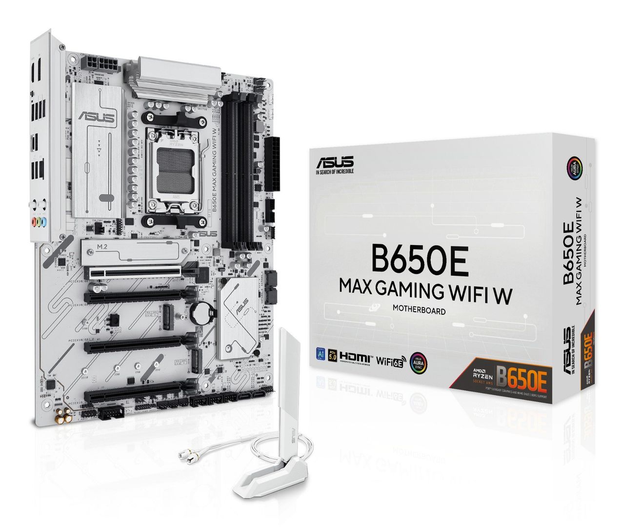 ASUS B650E MAX GAMING WIFI W AMD B650 Socket AM5 ATX - Image 1