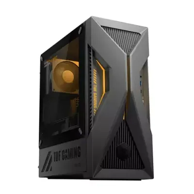 ASUS TUF Gaming T500 T500MV-13420H317W Intel Core i5 i5-13420H 16 GB DDR5-SDRAM 1 TB SSD NVIDIA GeForce RTX 5060 Windows 11 Home Mini Tower PC Black Grey