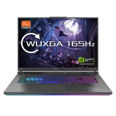 ASUS ROG Strix G16 G614PR-RV016W AMD Ryzen™ 9 8940HX Laptop 40.6 cm (16") WUXGA 16 GB DDR5-SDRAM 1 TB SSD NVIDIA GeForce RTX 5070 Ti Wi-Fi 6E (802.11ax) Windows 11 Home Black, Grey - Thumbnail 2