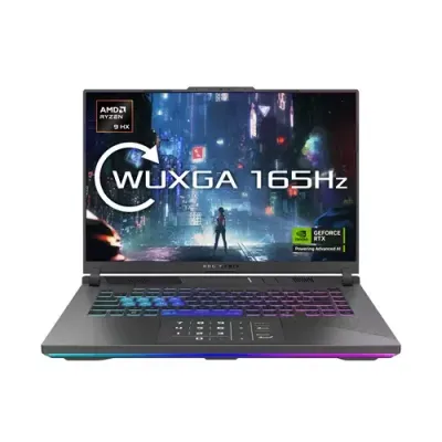 ASUS ROG Strix G16 G614PH-RV007W AMD Ryzen™ 9 8940HX Laptop 40.6 cm (16") WUXGA 16 GB DDR5-SDRAM 1 TB SSD NVIDIA GeForce RTX 5050 Wi-Fi 6E (802.11ax) Windows 11 Home Black, Grey - Thumbnail 2
