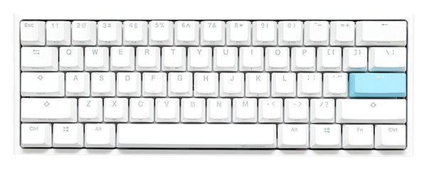 Ducky One 2 Pro Mini White RGB Cherry MX Blue Switch