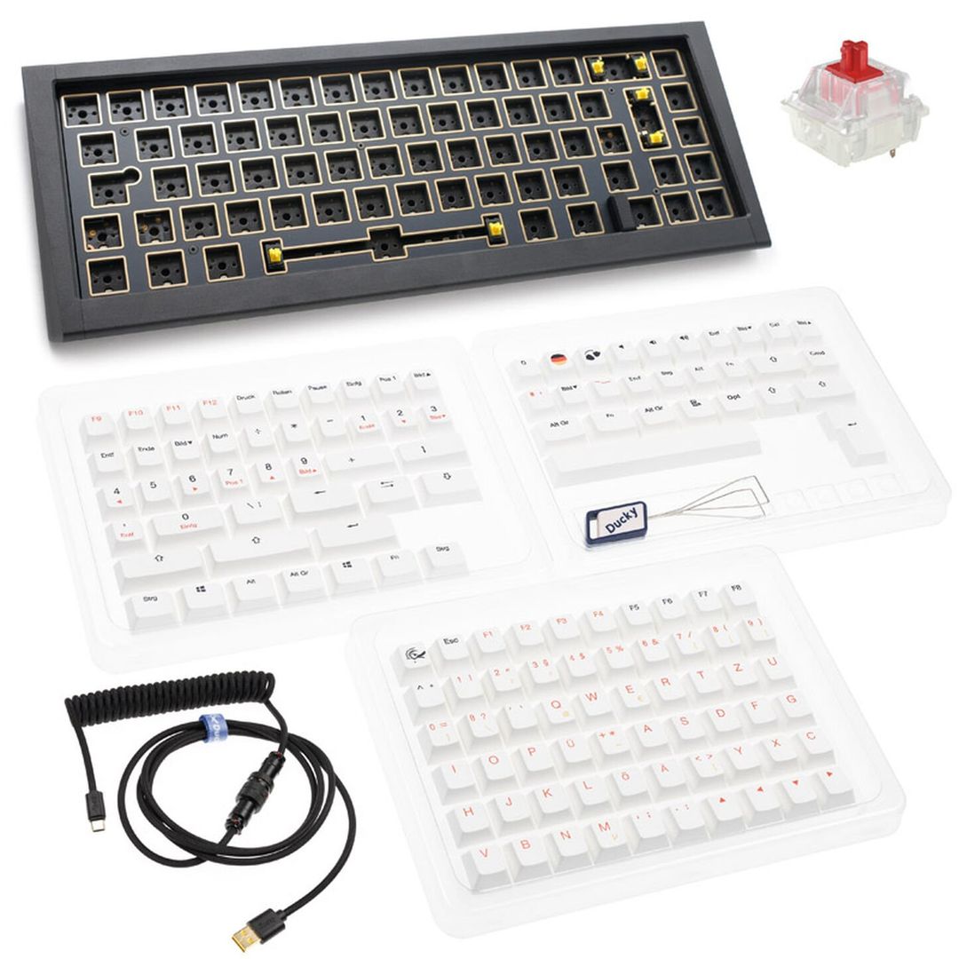 Ducky Outlaw 65 keyboard Universal USB Black - Image 1