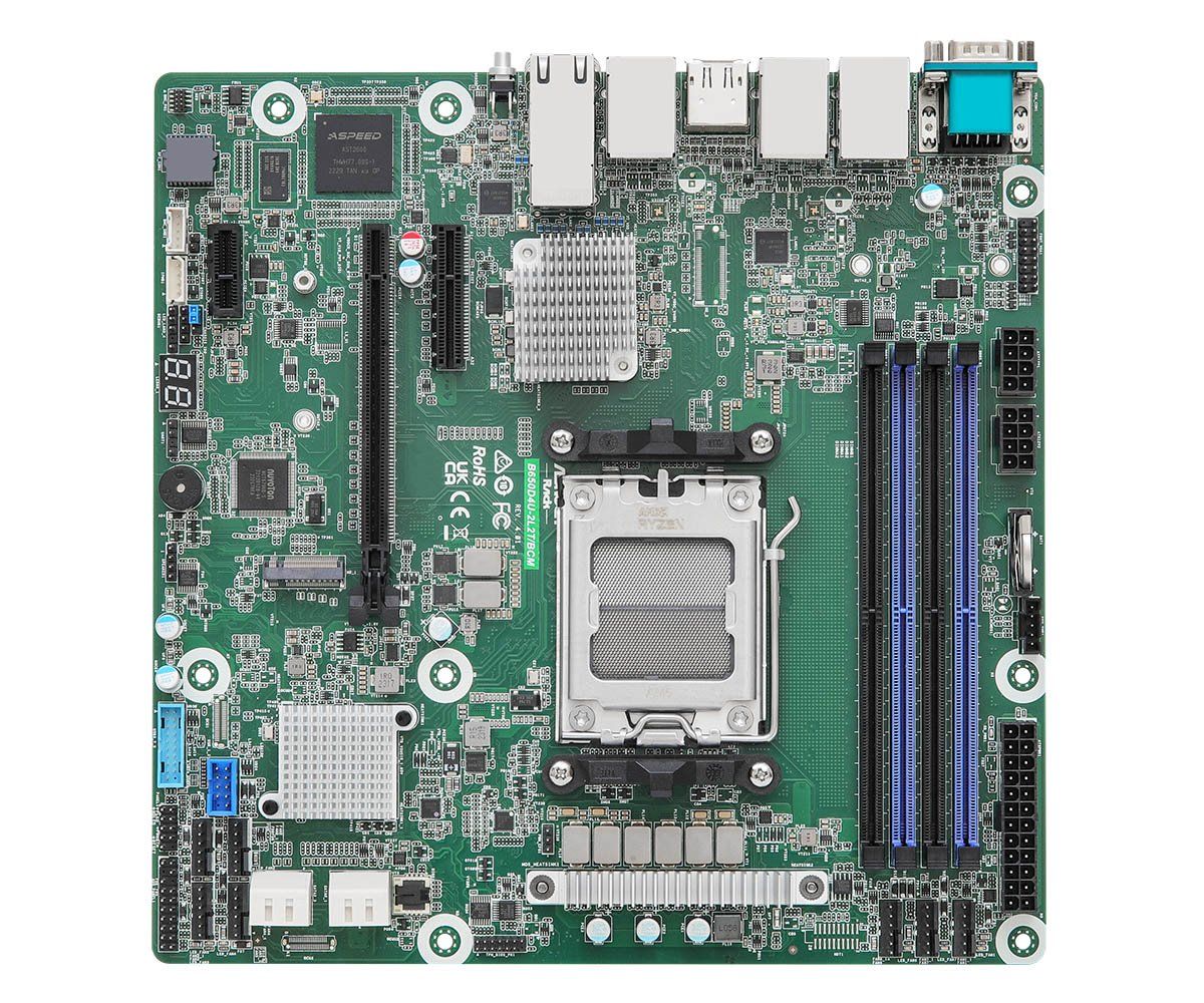 Asrock B650D4U-2L2T/BCM motherboard AMD B650 Express Socket AM5 micro - Image 1