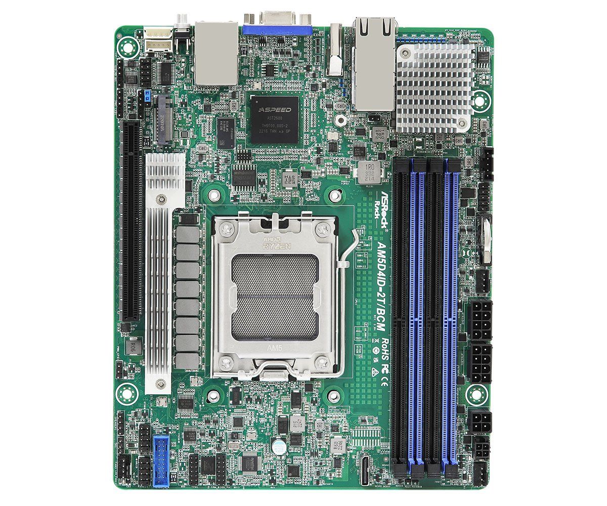 Asrock AM5D4ID-2T/BCM motherboard KNOLL3 X300 Socket AM5 mini ITX - Image 1