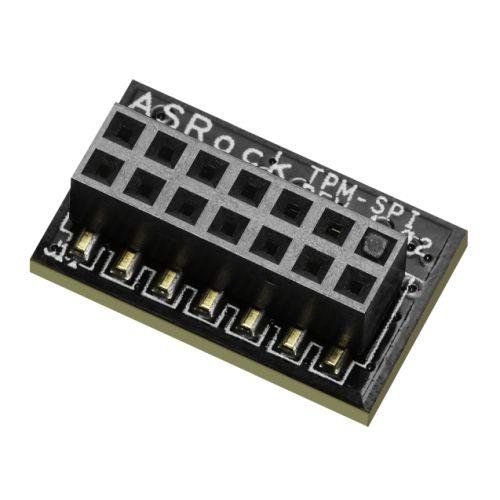 Asrock (TPM-SPI) TPM Module, 14-1 TPM Header, SPI Interface, Family 2.0, Level 00, Revision 01.16 - Image 1
