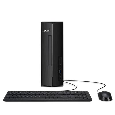 ACER Aspire XC-1710 Desktop PC - Intel®Core i3, 512 GB SSD, Black, Black