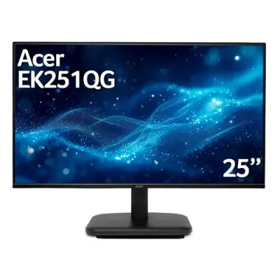 Acer EK1 EK251QG 24.5" - Full HD (1920x1080), IPS, 120Hz 1Ms, ZeroFrame, VGA, HDMI Monitor - Thumbnail 2