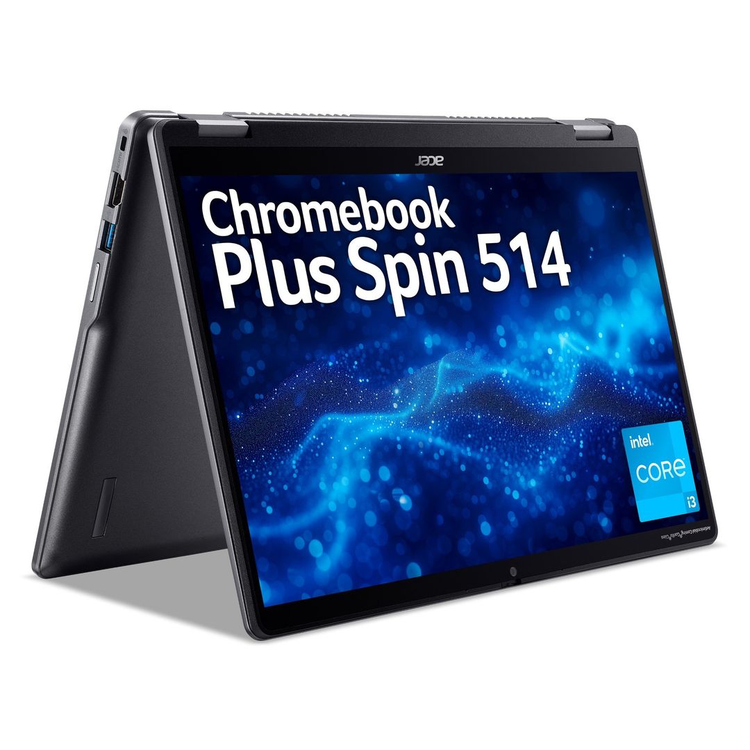 Acer Chromebook CPE594-1N-TCO I3-1315U 8GB/256GB TS Intel® Core™ i3 35.6 cm (14") Touchscreen WUXGA LPDDR5x-SDRAM SSD Wi-Fi 6E (802.11ax) ChromeOS Grey - Image 1
