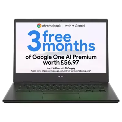 Acer Chromebook 314 (CBOA314-1H) - Intel Celeron, 4GB, 64GB, 14" Full HD display, Chrome OS - Thumbnail 2