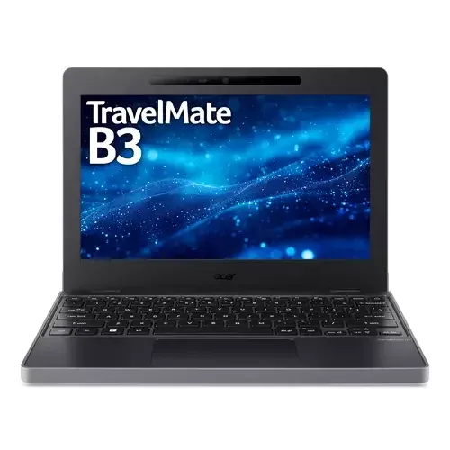 Acer TravelMate TMB311-33 N100 4GB/128GB W11P Intel N N200 Laptop 29.5 cm (11.6") LPDDR5-SDRAM eUFS Wi-Fi 6E (802.11ax) Windows 11 Pro Education Black - Image 1