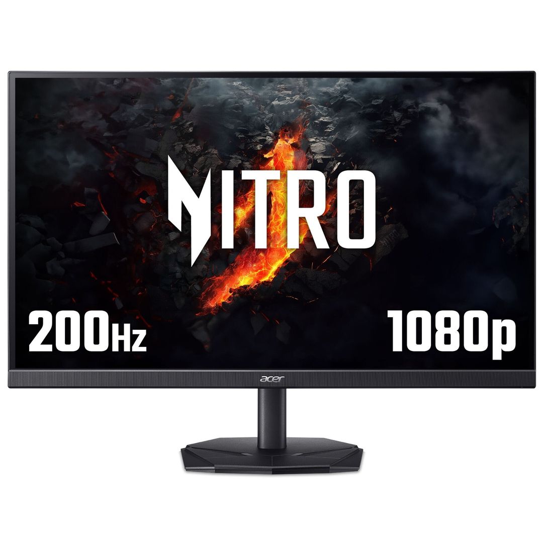 Acer KG1 Nitro KG241YX1 - 23.8" Full HD (1920x1080), 200Hz, 0.5ms, ZeroFrame, FreeSync Premium Gaming Monitor - Image 1