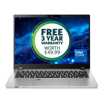 Acer TravelMate P2 TMP214-56-TCO-36B7 Intel Core 3 100U Laptop 35.6 cm (14") WUXGA 8 GB DDR5-SDRAM 256 GB SSD Wi-Fi 6 (802.11ax) Windows 11 Pro Silver