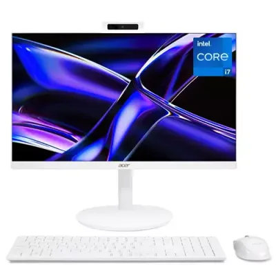 Acer Aspire C27-A All-in-One Desktop - Intel Core i7-1355U 8GB 1TB SSD Integrated Graphics 27" Full HD Windows 11 White