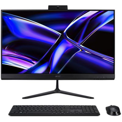 Acer Aspire C24-B All-in-One Desktop - Intel N150 8GB 256GB SSD Integrated Graphics 23.8" Full HD Windows 11 Black - Thumbnail 2