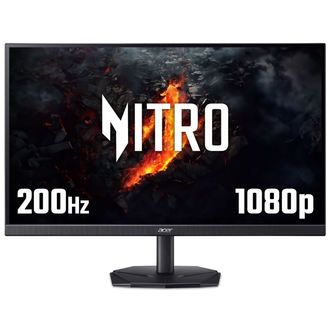 Acer KG1 Nitro KG241YX3 - 23.8" Full HD (1920x1080), 200Hz, 0.5ms, ZeroFrame, HDR10, FreeSync Premium Gaming Monitor - Image 1