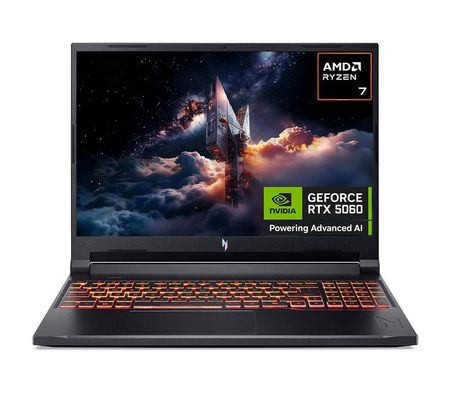 ACER Nitro V 16 AI 16" Gaming Laptop - AMD Ryzen™ 7, RTX 5060, 512 GB SSD, Black