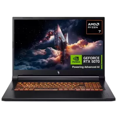 Acer Nitro V 17 AI ANV17-41 - AMD Ryzen 7 260, 16GB, 1TB SSD, NVIDIA GeForce RTX 5070, 17.3" Full HD, Windows 11 Gaming Laptop - Thumbnail 2