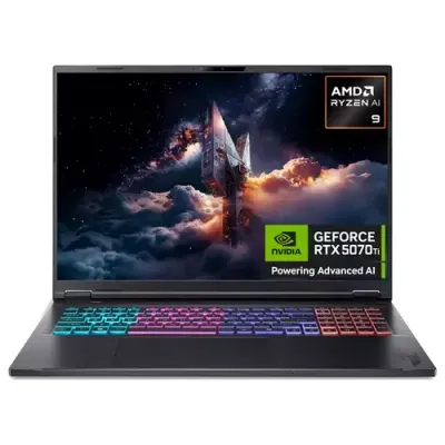Acer Nitro 18 AI AN18-61 - AMD Ryzen AI 9 365, 32GB, 2TB SSD, NVIDIA GeForce RTX 5070Ti, 18"WQXGA, Windows 11 Gaming Laptop - Thumbnail 2