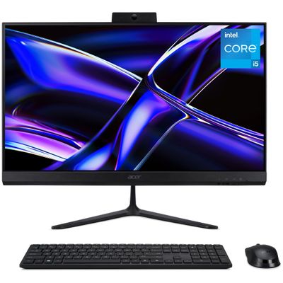 Acer Aspire C24-B All-in-One Desktop - Intel Core i5-13420H 8GB 512GB SSD Integrated Graphics 23.8" Full HD Windows 11 Black