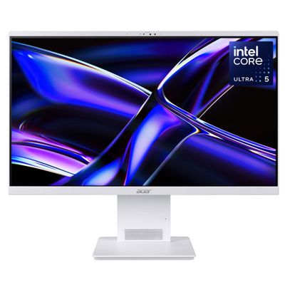 Acer Aspire S24-B All-in-One Desktop - Intel Ultra 5 226V, 16GB, 512GB SSD, Integrated Intel ARC Graphics, 23.8" QHD, Windows 11, White